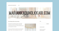 Desktop Screenshot of mariankadunolkkari.com
